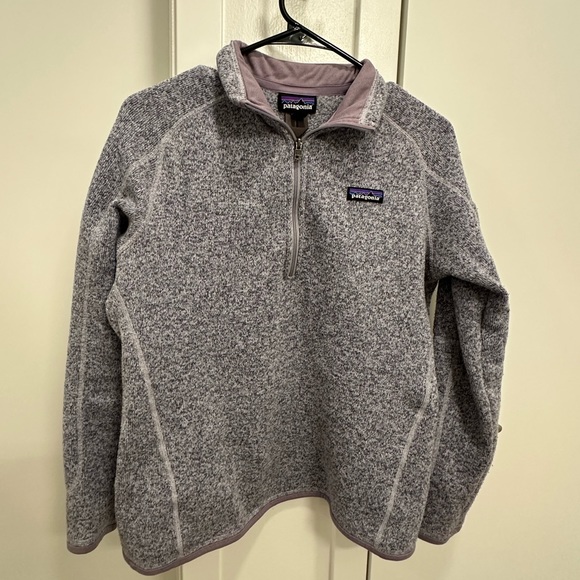 Patagonia Women’s Better Sweater 1/4-Zip Fleece in Tundra Purple size Medium - Picture 3 of 5